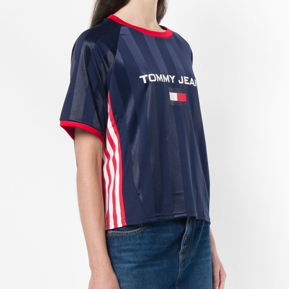 tommy jeans t shirt navy blue
